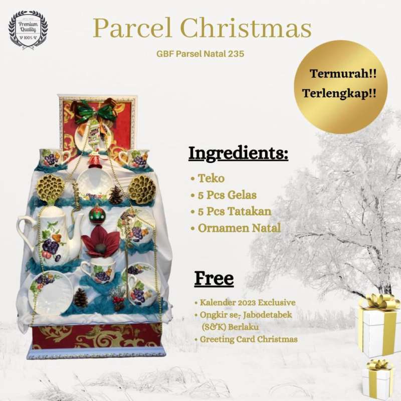Jual GBF Parcel Natal 235 di Seller Gaby Bella Florist - Gaby Bella ...