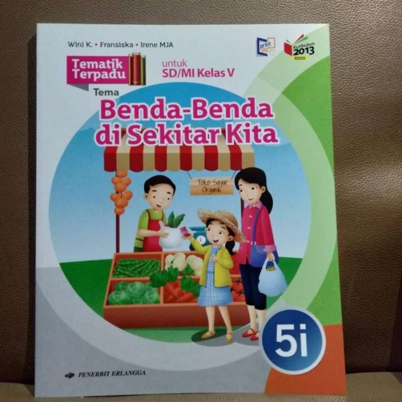 Jual BUKU TEMATIK TERPADU 5I KELAS 5 SD FRANSISKA ERLANGGA K13N di ...