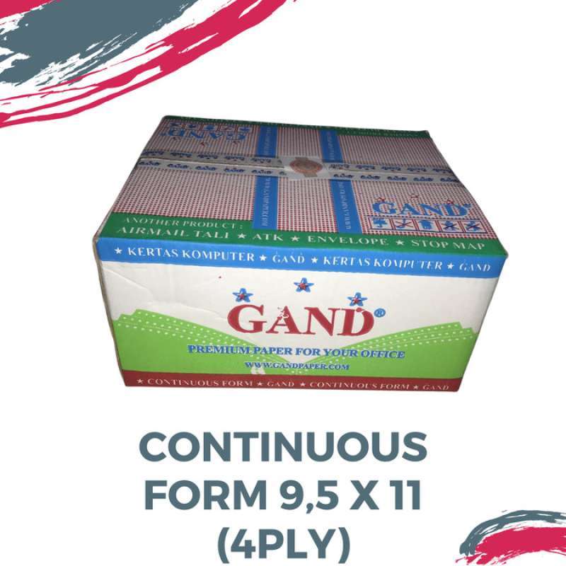 Jual Continuous Form 4 Ply Gand 9,5X11 Gojek/Grab di Seller Elianna