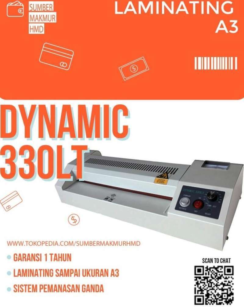 Promo Alat Laminating Dynamic 330Lt Mesin Laminating A3 Terbaru