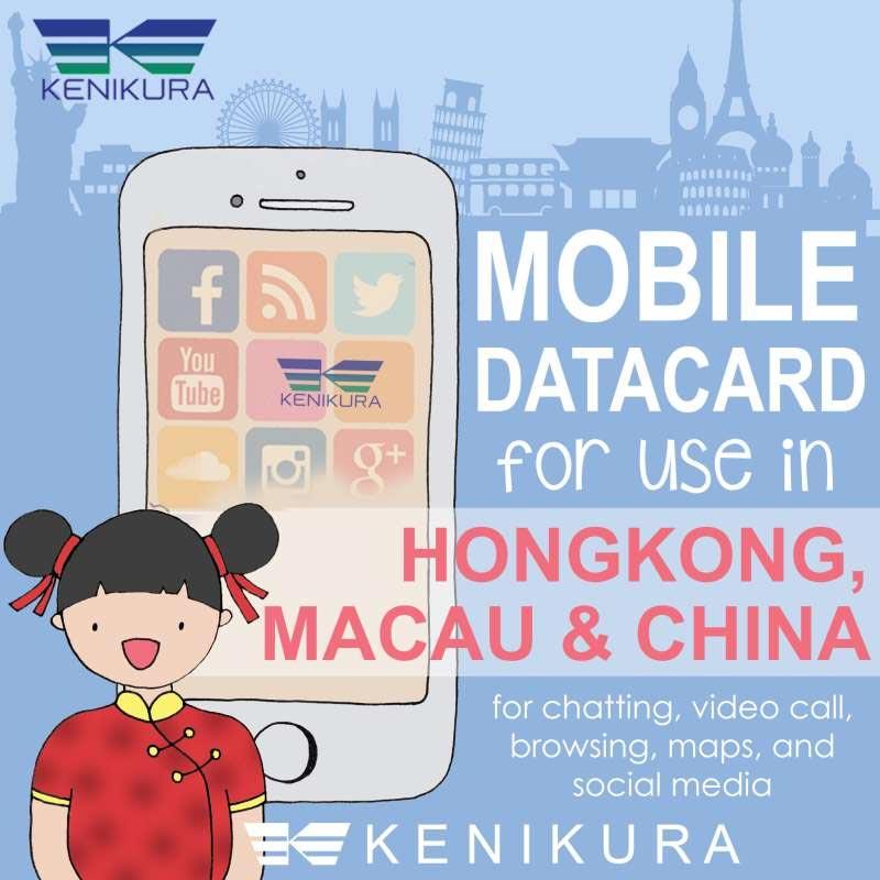 Jual Sim Card China Hong kong Macau 15 days 7GB Internet Data Simcard di Seller Kenikura Tour