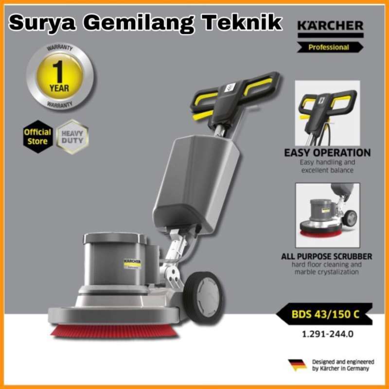 Jual Karcher BDS 43/150 C Classic Polisher Single Disc Mesin Poles