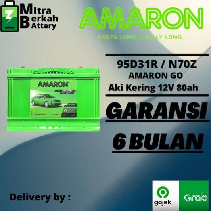 Jual AKI KERING MOBIL KUDA DIESEL 95D31R AMARON GO di Seller Mitra