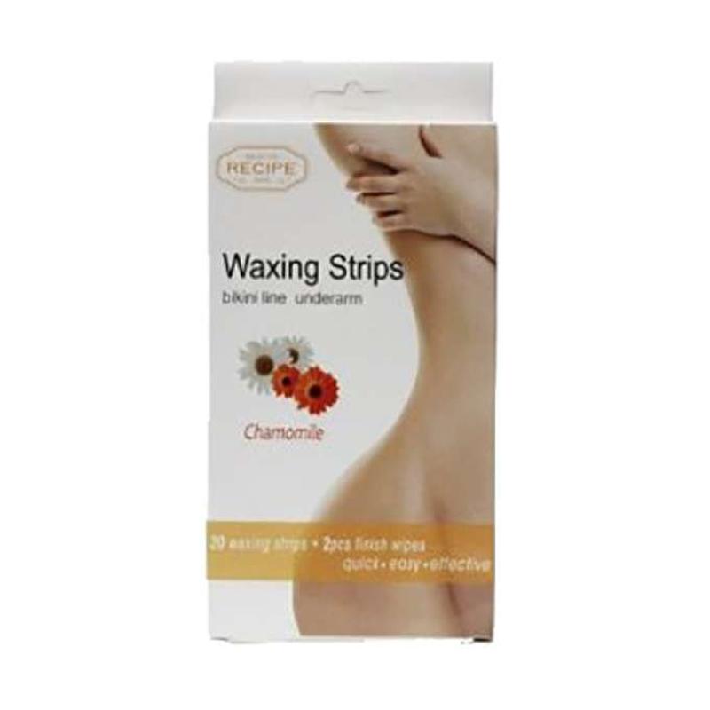 Jual BEAUTE RECIPE Chamomile Bikini Line Underarm Waxing Strips di