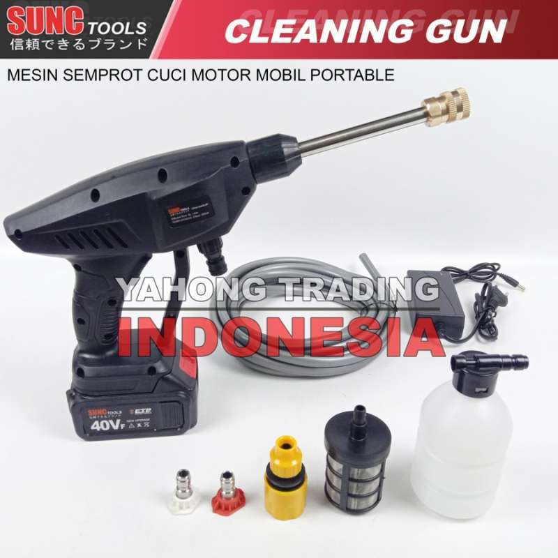 Jual Cordless Car Washer Mesin Cuci MOBIL Portable Car wash SUNC TOOLS