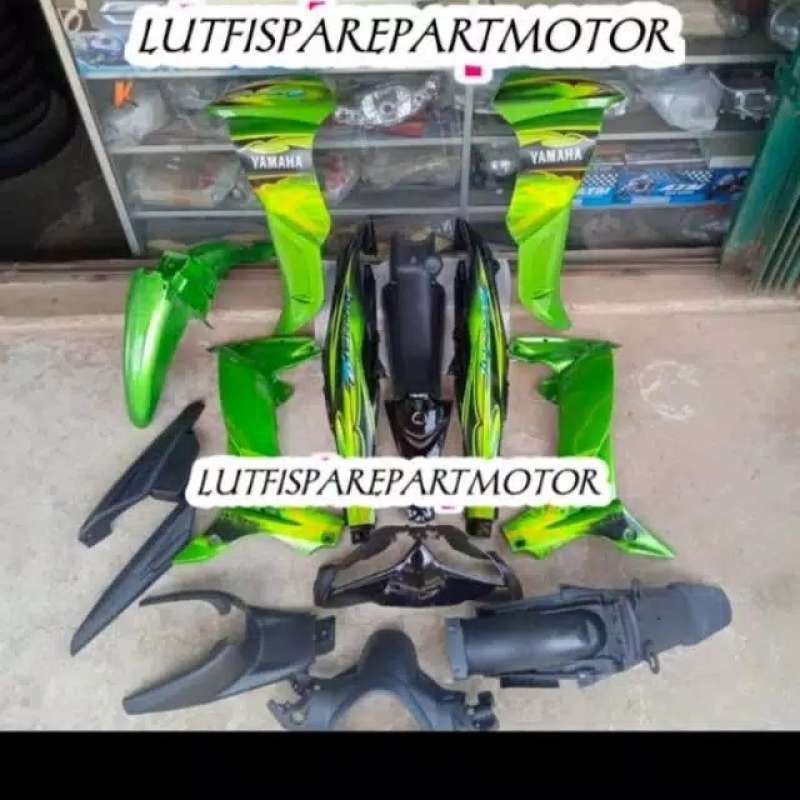 Promo Caver Full Body Set Kasar Dan Halus Jupiter Z Burhan Hitam Hijau