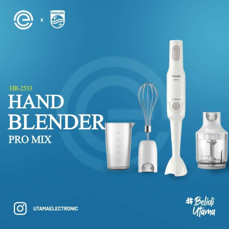 Jual PHILIPS Hand Blender Pro Mix HR2533 di Seller Master Racing