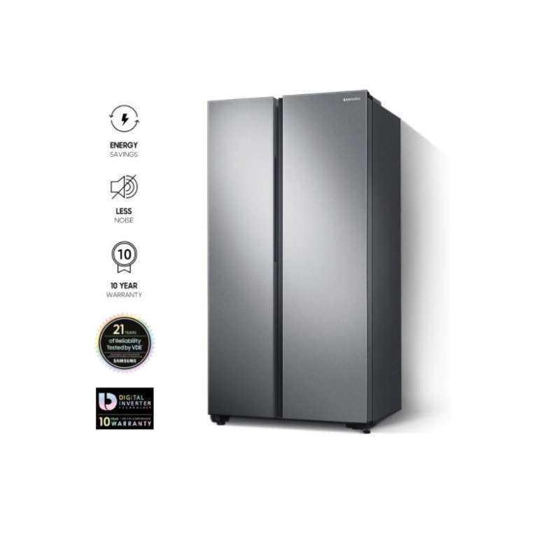 Promo SAMSUNG RS61R5001M9/SE KULKAS SIDE BY SIDE DIGITAL INVERTER 700L