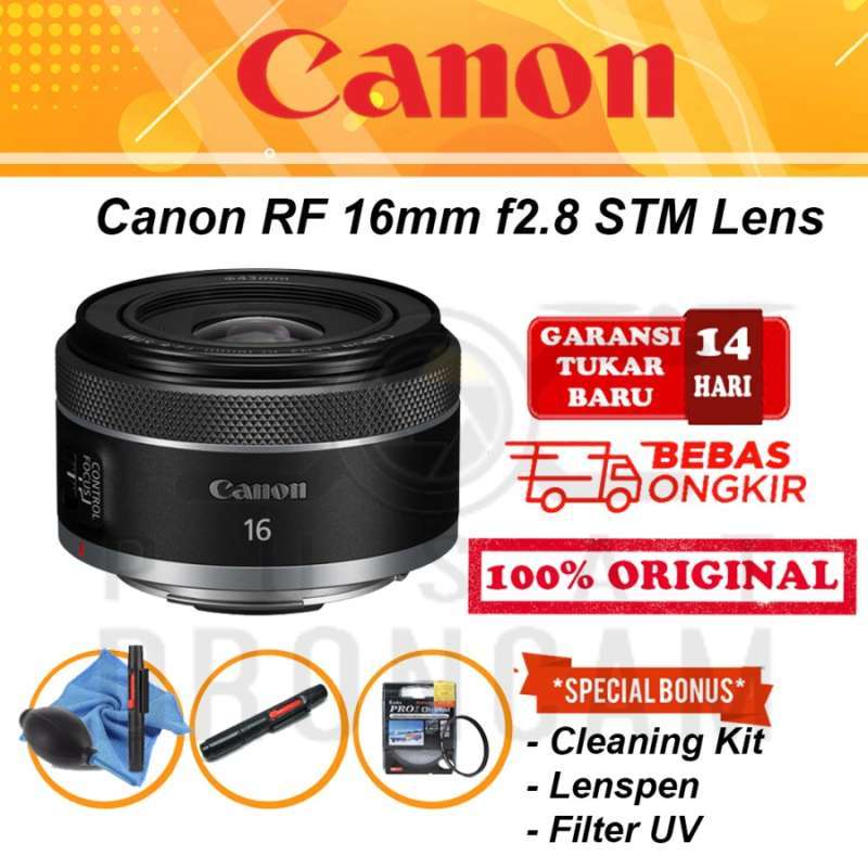 Promo Lensa Canon RF 16mm f2.8 STM Lens Original Fullframe EOS RP EOS
