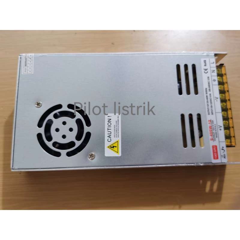 Jual Power Supply Switching 12v 33a 400 Watt Cocok Untuk Cctv Led Radio