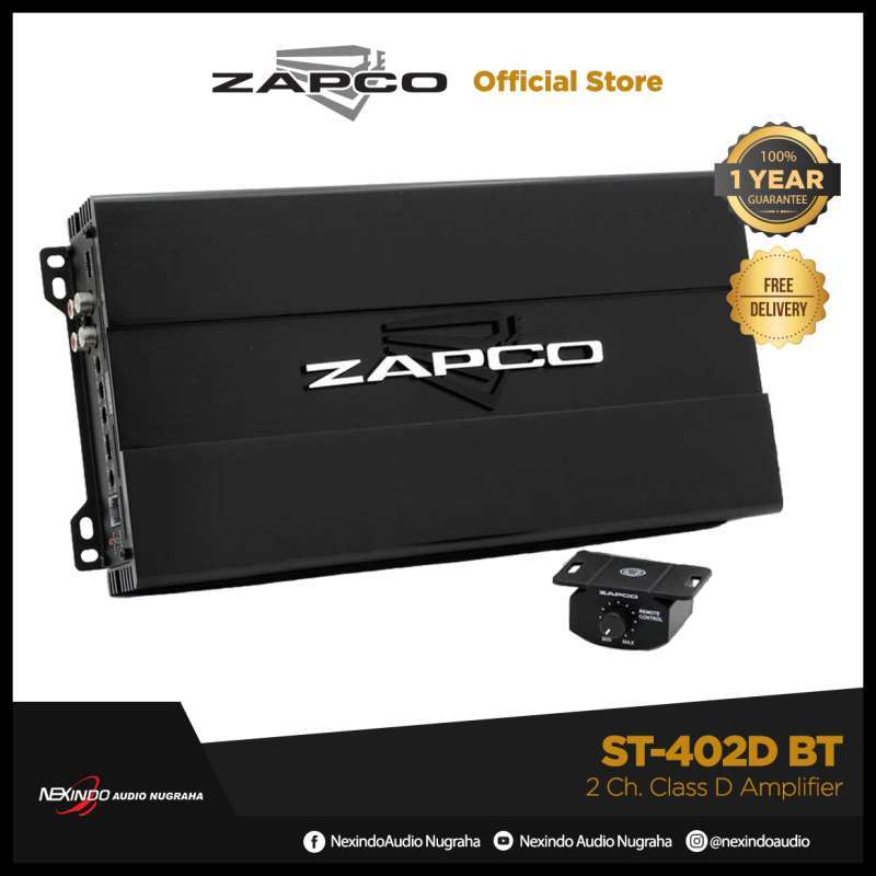 Jual Zapco ST402D BT 2 Ch. Class D Amplifier di Seller Zapco Car Audio
