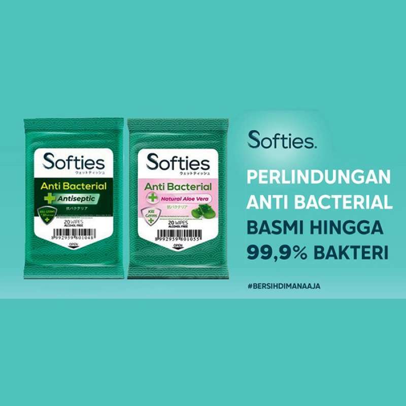 Jual Softies Tissue Basah ZH-SFX001 Wet Wipes
