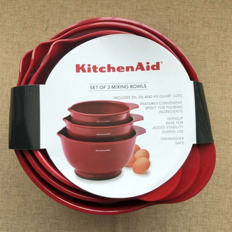 Jual KitchenAid Mixing Bowls Set of 3 di Seller Pawonan Store Duri