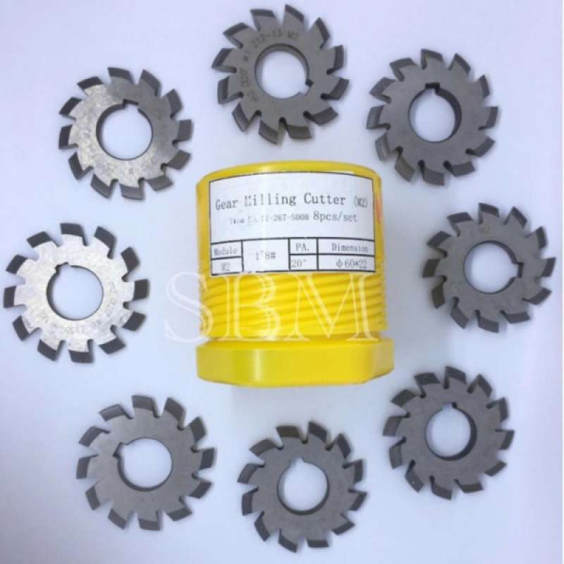 Promo Module Gear Milling Cutter / Modul Pisau Gigi 2.0 Set Diskon 15