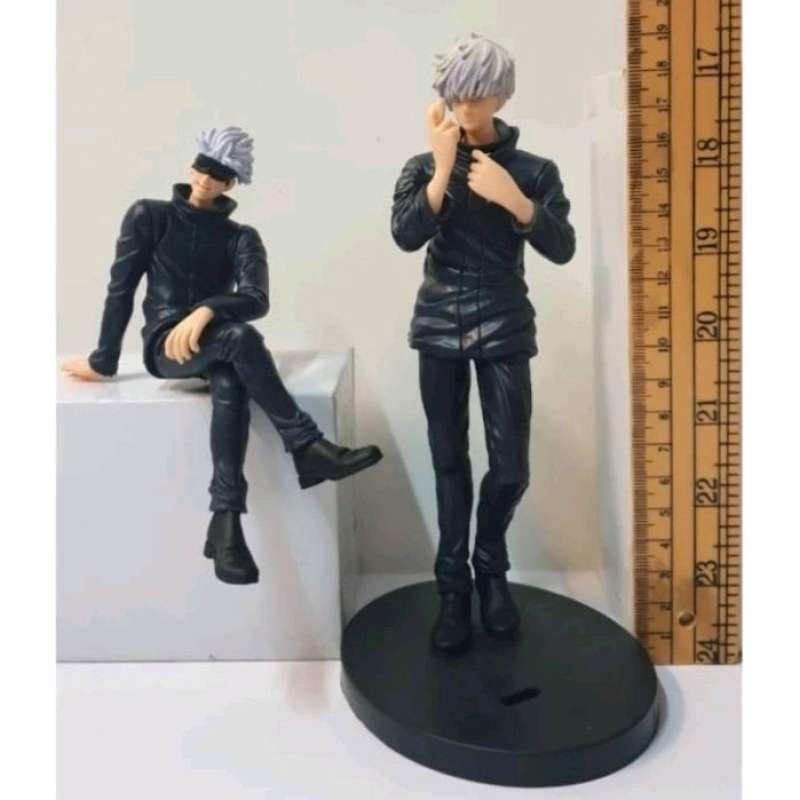 Jual jujutsu kaisen gojo satoru action figure set 2pcs di Seller toko