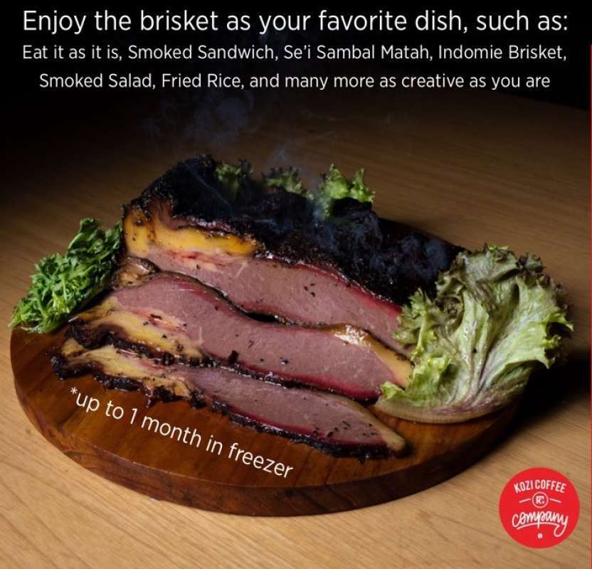 Jual Kozi Coffee Smoked Brisket Makanan beku [500 g] di Seller Kozi
