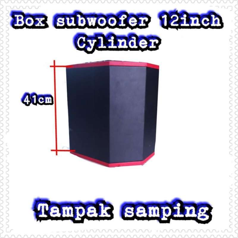 Jual BOX SPEAKER SUBWOOFER CYLINDER 12 INCH VINIL di Seller King Elektronic Wirobrajan, Kota