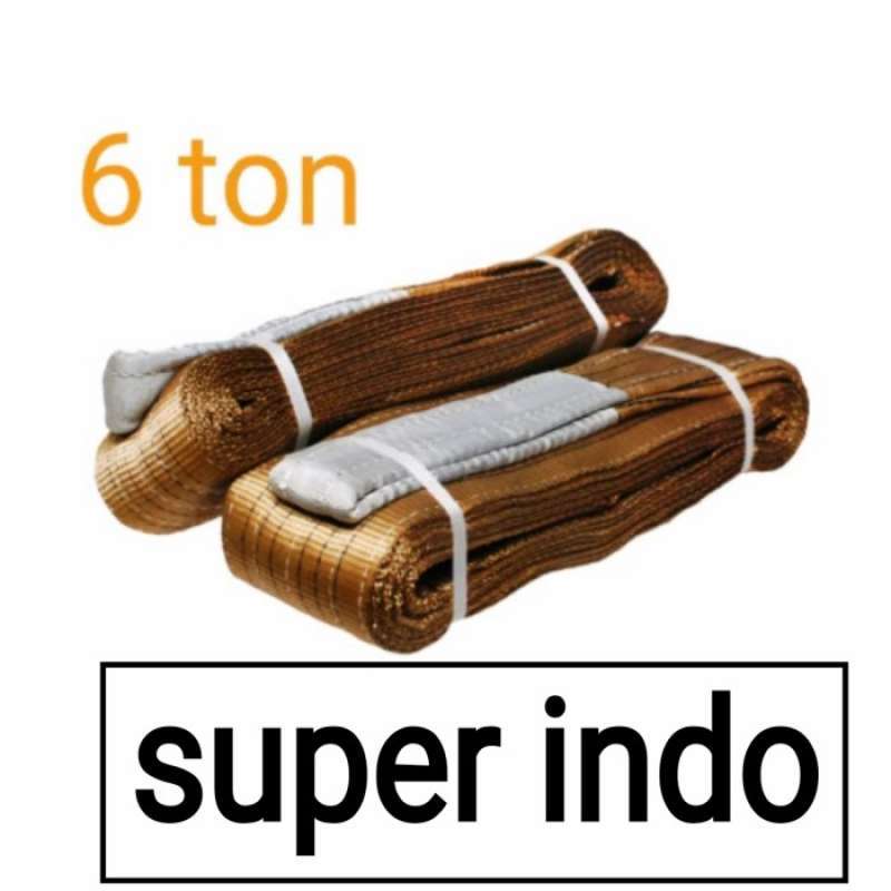 Promo WEBBING SLING BELT 6 TON X 6 METER TALI SABUK 6T X 6M WEBING