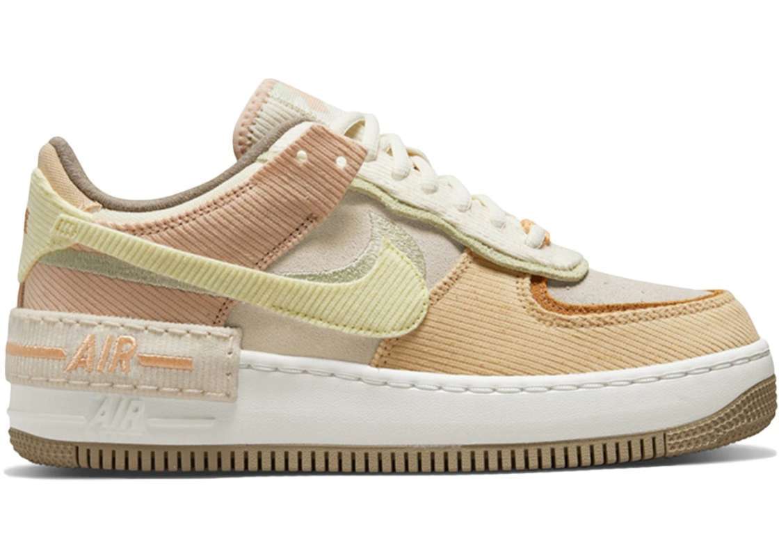 Jual NIKE AIR FORCE 1 LOW SHADOW COCONUT MILK CORDUROY 38 di Seller