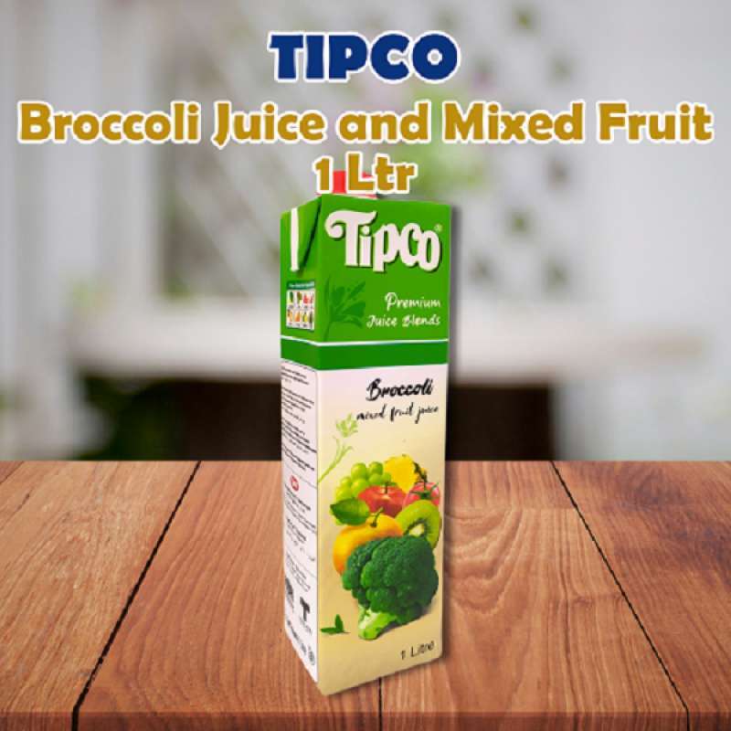 Jual TIPCO Broccoli Juice and Mixed Fruit Jus Brokoli dan buahbuahan
