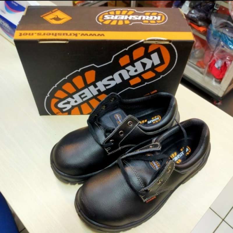 Jual Sepatu Safety Krusher Alaska Hitam Original Safety Shoes Krusher