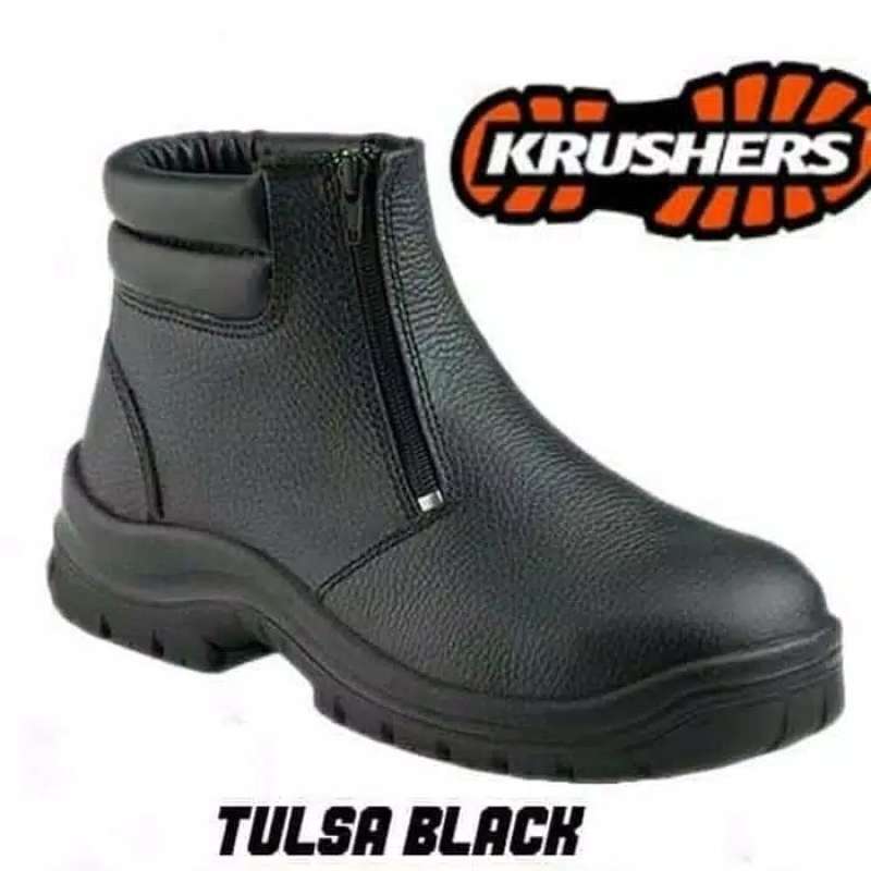 Promo sepatu safety krushers tulsa black original Diskon 23 di Seller