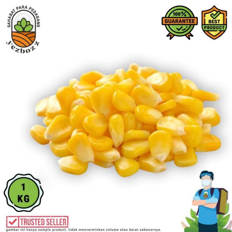Jual Sweet Corn Kernel Jagung Pipil Manis Beku 1000 Gram (1 Kg) di