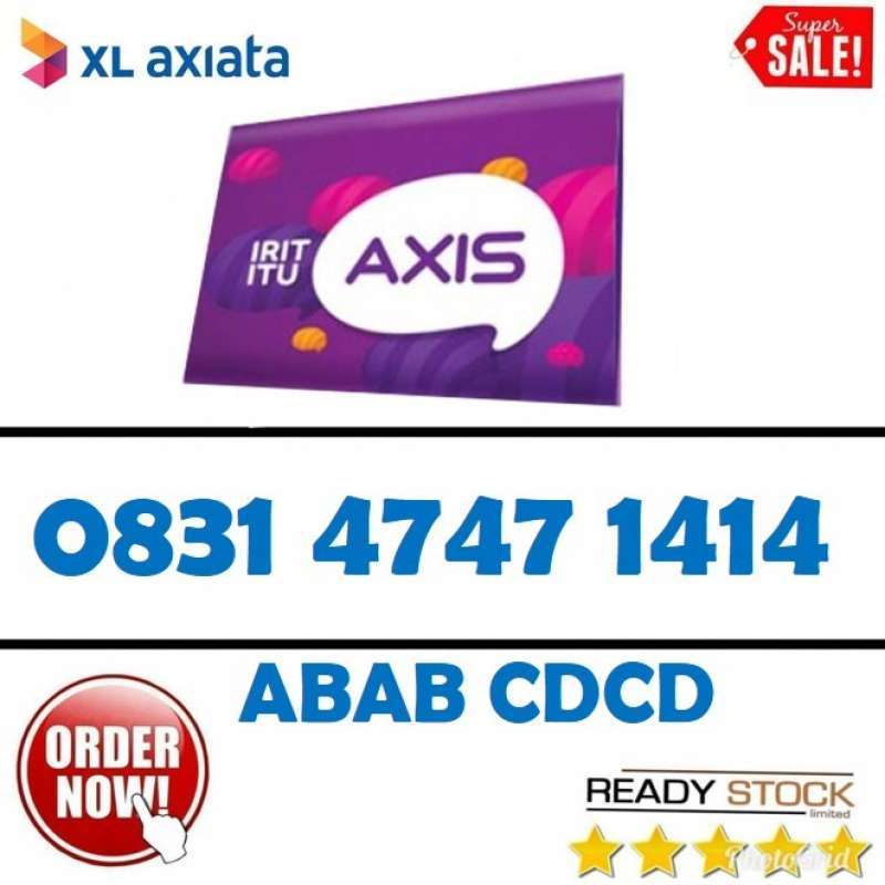 Promo Nomor cantik kartu perdana AXIS AXIATA 4G READY obral 0022 Diskon