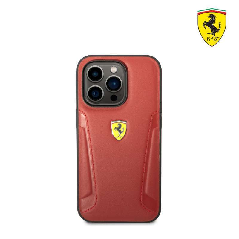 Jual Case iphone 14 / Plus / Pro / Pro Max Ferrari Ltr Stamp Sides 14