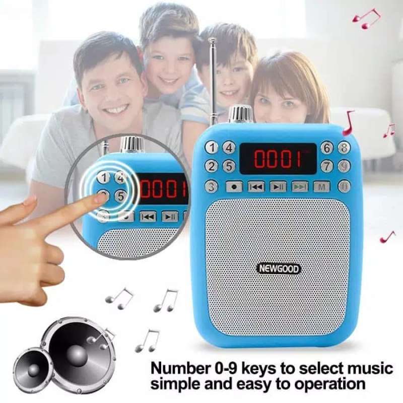 Promo Loudspeaker Wireless Megaphone Radio FM Untuk Mengajar Diskon 23