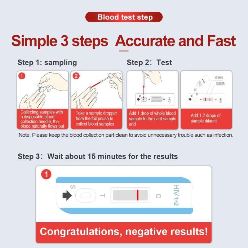 Jual Oncoprobe Alat Tes Hiv 1/2 Aids Antibody Rapid Test Di Seller