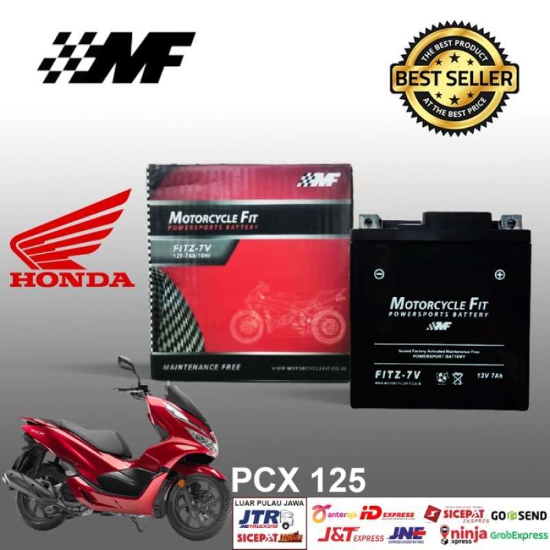 Jual Aki motor pcx 125 GTZ7V aki kering motorcycle fit FITZ7V di Seller