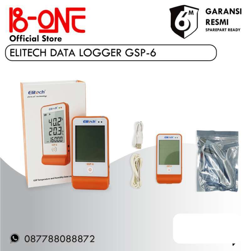 Jual Elitech Gsp 6 Multiuse Data Logger Di Seller Zafran Storee