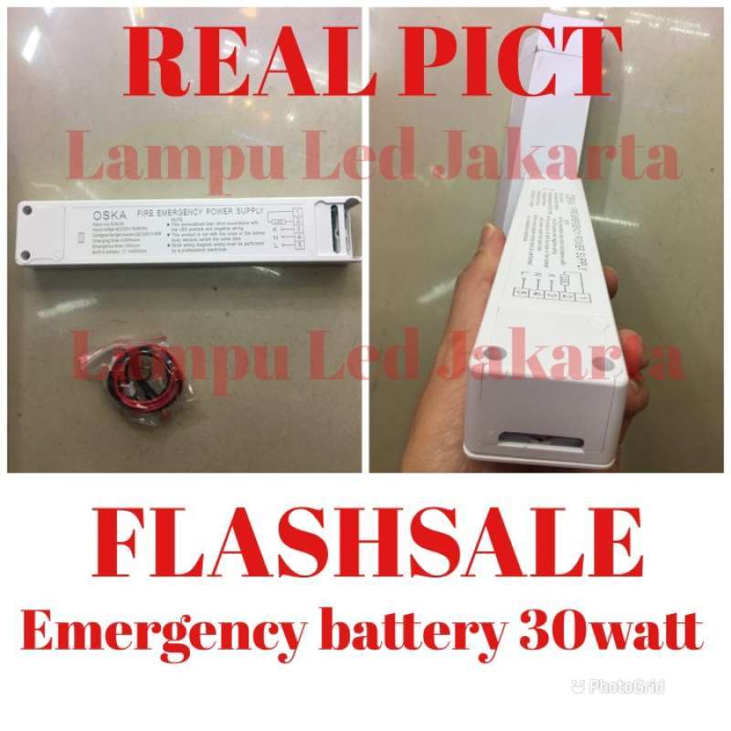 Promo Emergency battery LED 30watt powerpack batere powerpack LED