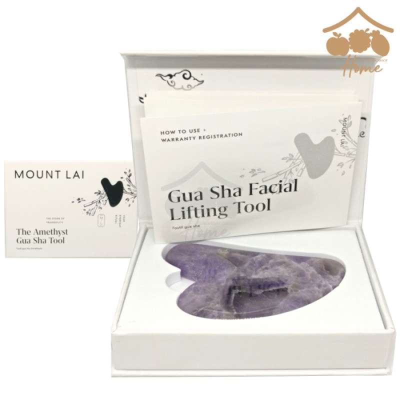 Promo Mount Lai The Amethyst Gua Sha Facial Lifting Tool Face Massage