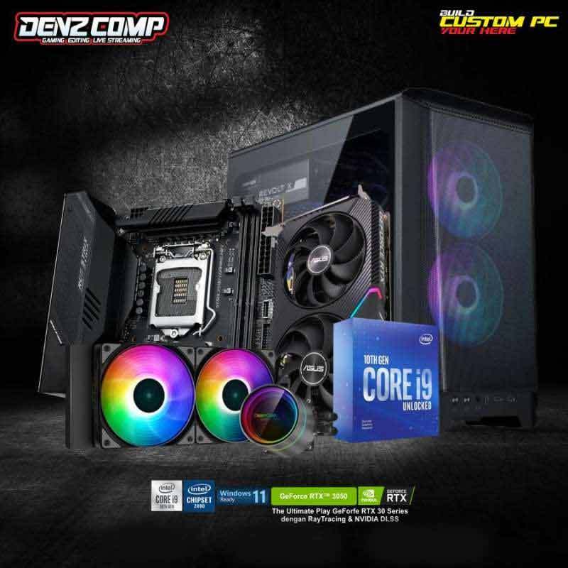 Jual ASUS ROG MINI ITX PC INTEL I910900KF RTX 3050 RAM 16GB