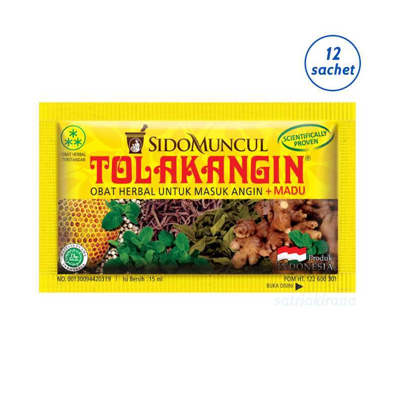 Jual Tolak Angin Madu Cair [15 mL x 12 pcs | 1 Box | 1 Dus