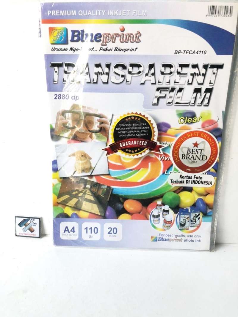 Promo TRANSPARENT FILM CLEAR KERTAS FILM TRANSPARAN CLEAR BENING ISI 20 ...