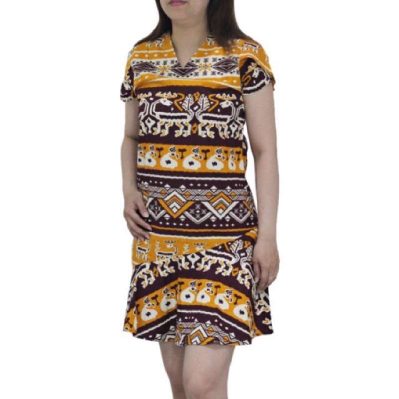 Dress Batik Asimetris : Dress Batik Asimetris Dari ...