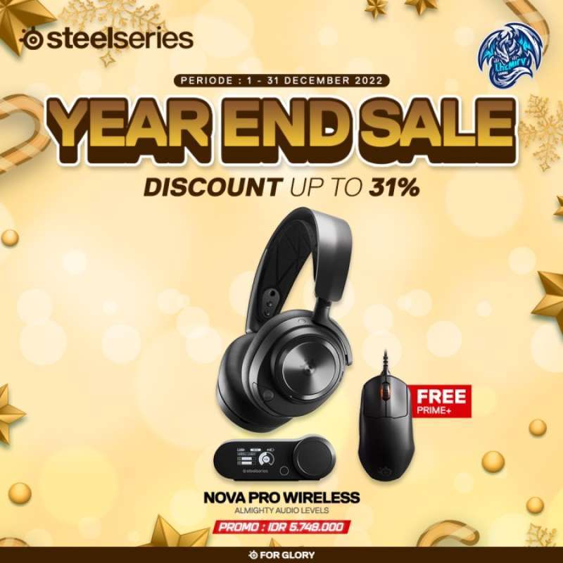 Promo Steelseries Arctis Nova Pro Wireless + Gamedac Gaming Headset