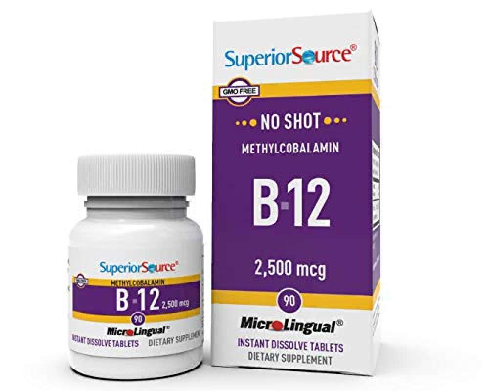 Jual Superior Source No Shot Vitamin B12 Methylcobalamin 2500 mcg