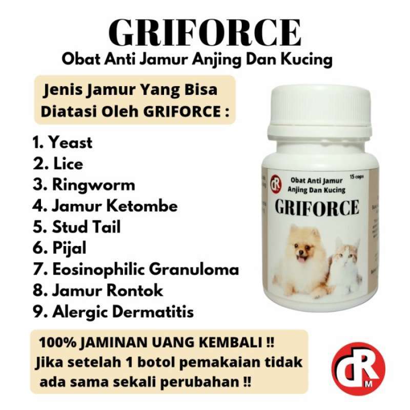 Jual Griforce Obat Jamur Kucing / Obat Jamur Anjing /Obat Anti Jamur