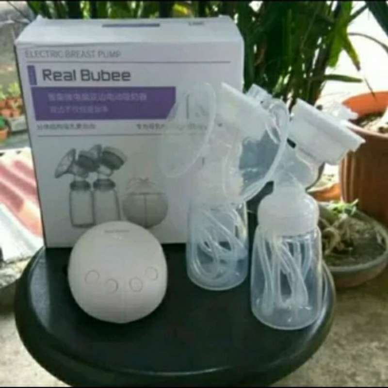 Promo Pompa Asi Elektrik Ganda Real Bubee Double Electric Breast Pump