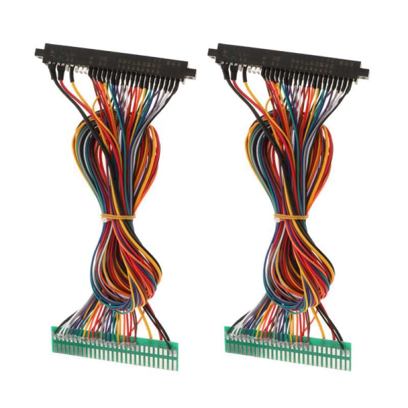 Jual 2pcs 28P JAMMA Harness Extension Row Plug Wire for Arcade Game Board di Seller