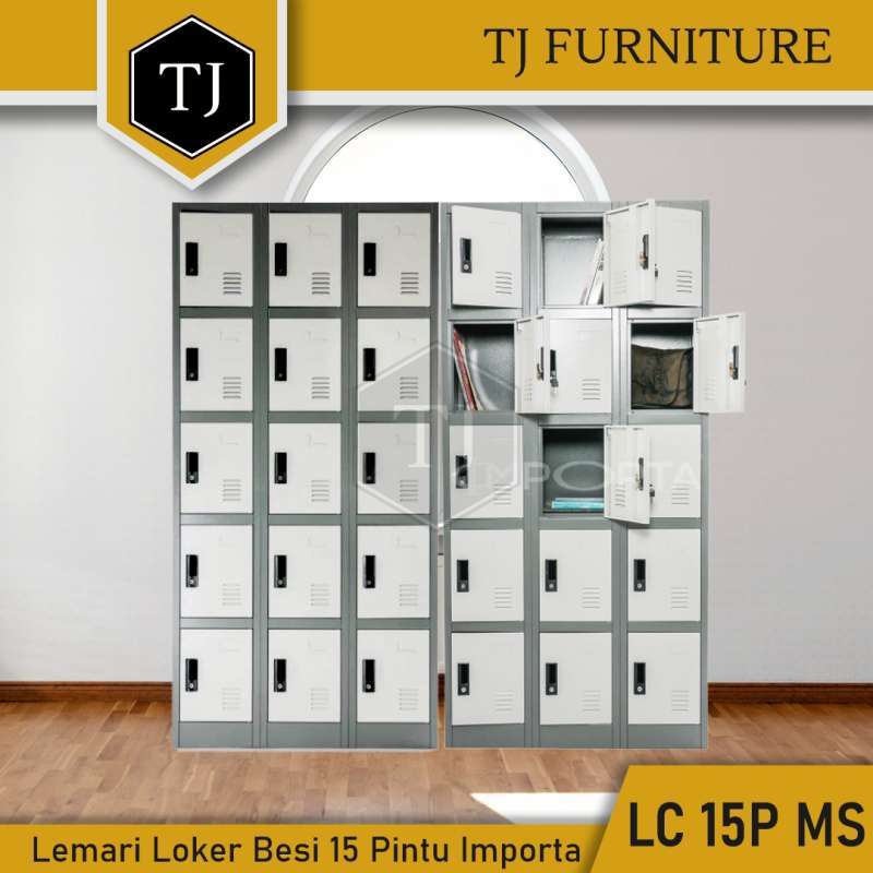 Jual Importa Loker Besi / Lemari Arsip / Locker Kantor Besi 15 Pintu