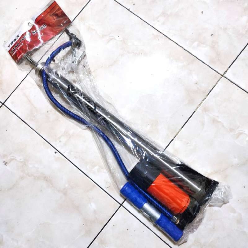 Jual Pompa Angin Trex Besi Tabung Meter Untuk Ban Sepeda / Motor / Bola