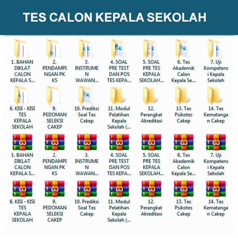 Tes Akademik Calon Kepala Sekolah Sd Bima Buku