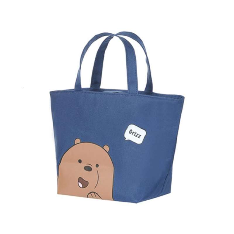 Jual MINISO Tas We Bare Bears Lunch Bag (Blue) di Seller
