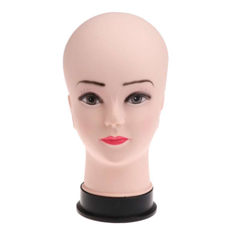 Jual 10.5Inch Female Mannequin Styrofoam Foam Head Model Wig Hats