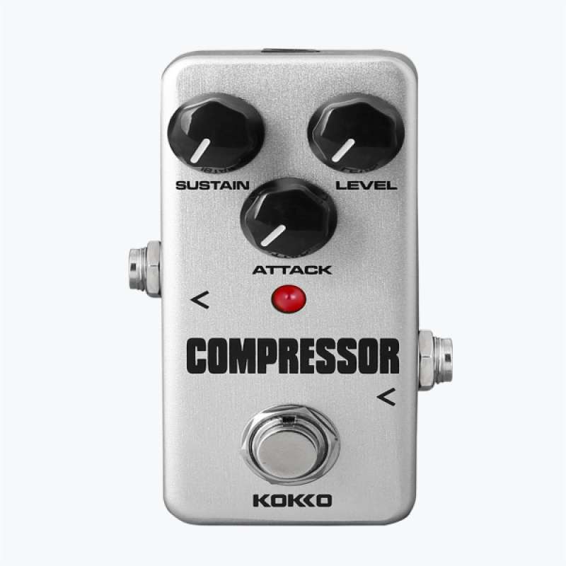 Jual Silver Electric Guitar Compressor Effect Pedal Compression with